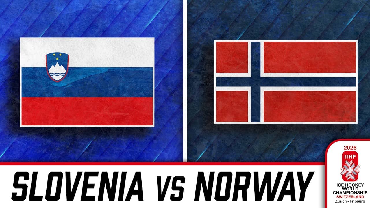 Watch Slovenia vs Norway at the 2026 IIHF World Championship 🏒