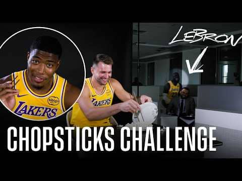 Can Any Laker Beat Rui in the Chopsticks Challenge?