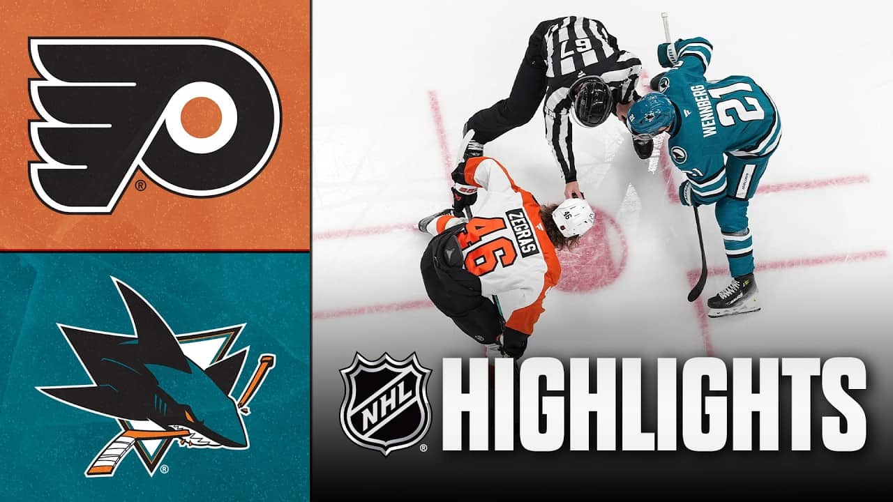 Flyers vs. Sharks | NHL Highlights | March 21, 2026