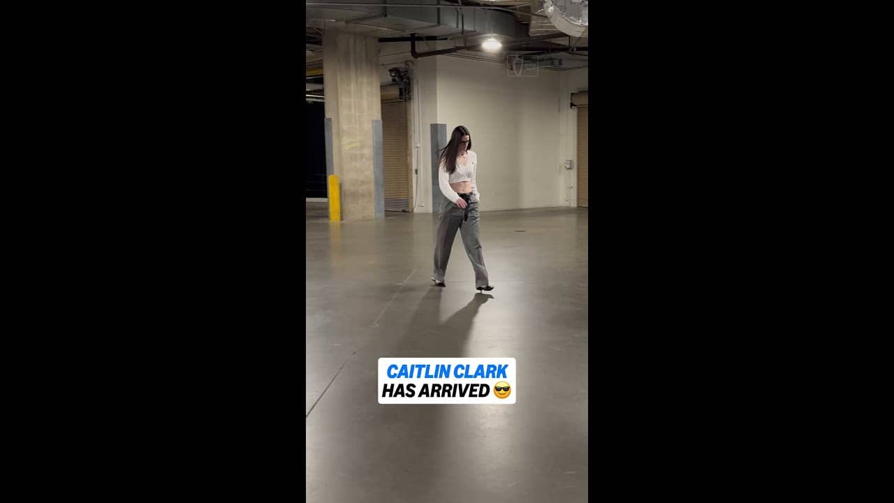 Caitlin Clark in the building for #WNBAonPrime action 🏀