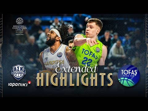 Karditsa Iaponik v Tofas Bursa | Round of 16 | Full Game Highlights | #BasketballCL 2025-26