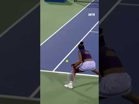 Don't play with Elise Mertens net play🔥 #DDFTennis #wta