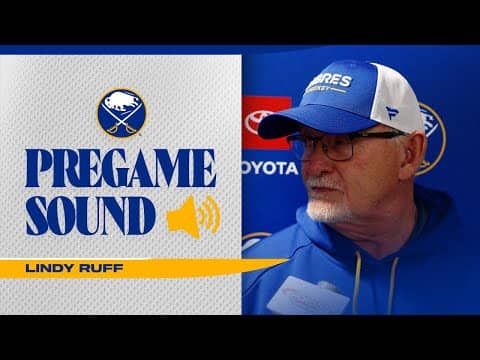 "We Know It's Not Comfortable" | Lindy Ruff On Three Goaltender Rotation | Buffalo Sabres