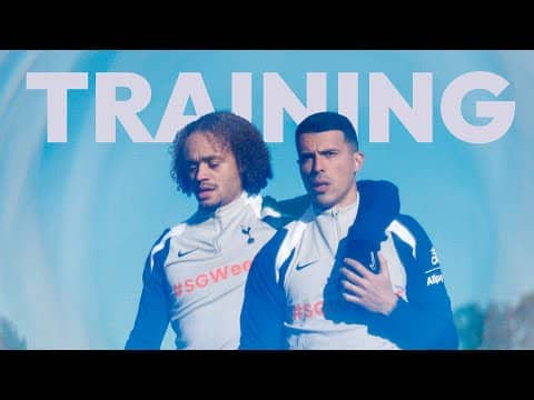 Behind the scenes at Spurs training ahead of Arsenal clash!