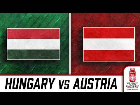 Watch Hungary vs Australia at the 2026 IIHF World Championship 🇭🇺🇦🇺🏒
