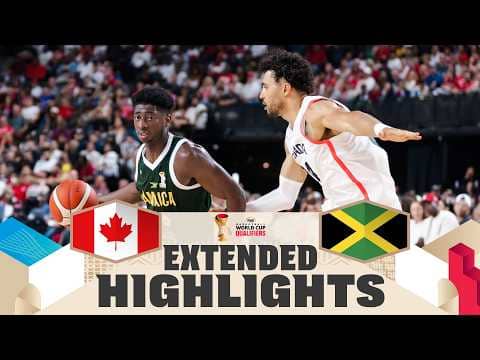 Canada 🇨🇦 v Jamaica 🇯🇲 | Extended Highlights | FIBA Basketball World Cup 2027 Americas Qualifiers