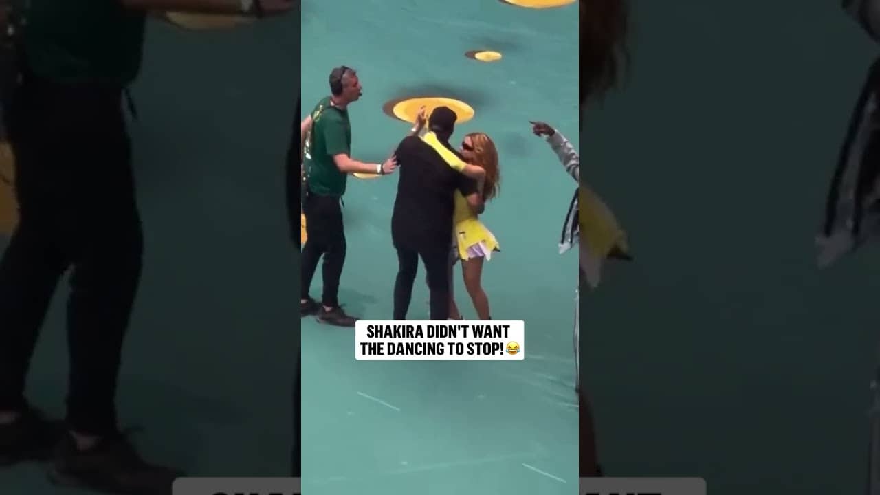 Shakira was having fun after her FIFA World Cup opening ceremony performance