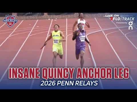 Kingston vs. Bullis Intense 4x400m Prelims | Penn Relays Race Video