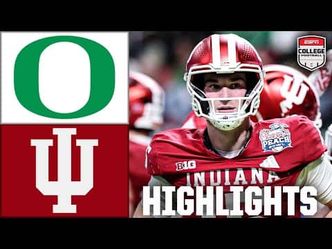 Peach Bowl: Oregon Ducks vs. Indiana Hoosiers | Full Game Highlights | ESPN College Football