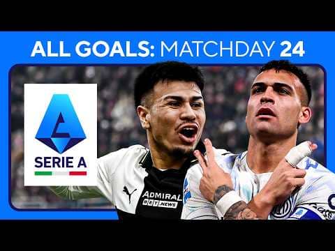 EVERY GOAL from Matchday 24 in SERIE A 🇮🇹