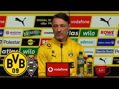 Live: Pressekonferenz mit Niko Kovac | BVB - Borussia M'Gladbach