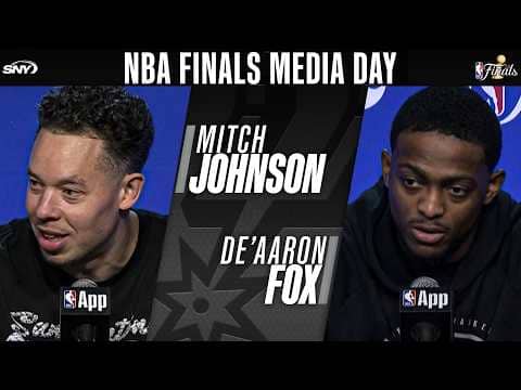 Mitch Johnson, De'Aaron Fox on Spurs' preparation for Knicks in NBA Finals