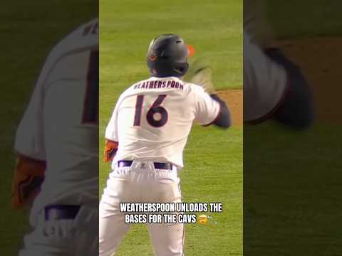 Weatherspoon’s triple RBI gave UVA the lead and the WIN! #uva #collegebaseball #ncaabaseball