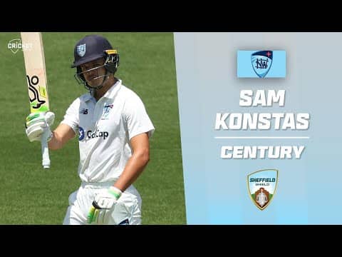 Konstas tons up against Queensland | Sheffield Shield 2025-26