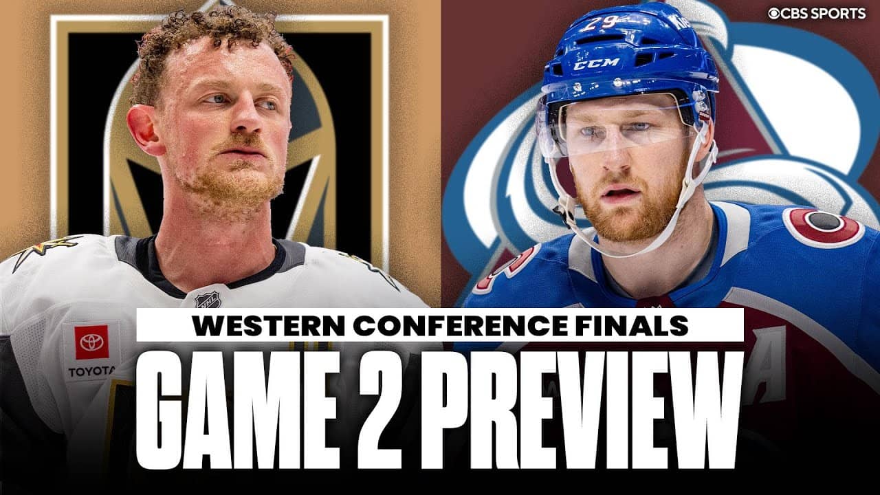 Western Conference Finals Game 2 Preview: Golden Knights vs Avalanche | 2026 Stanley Cup Playoffs