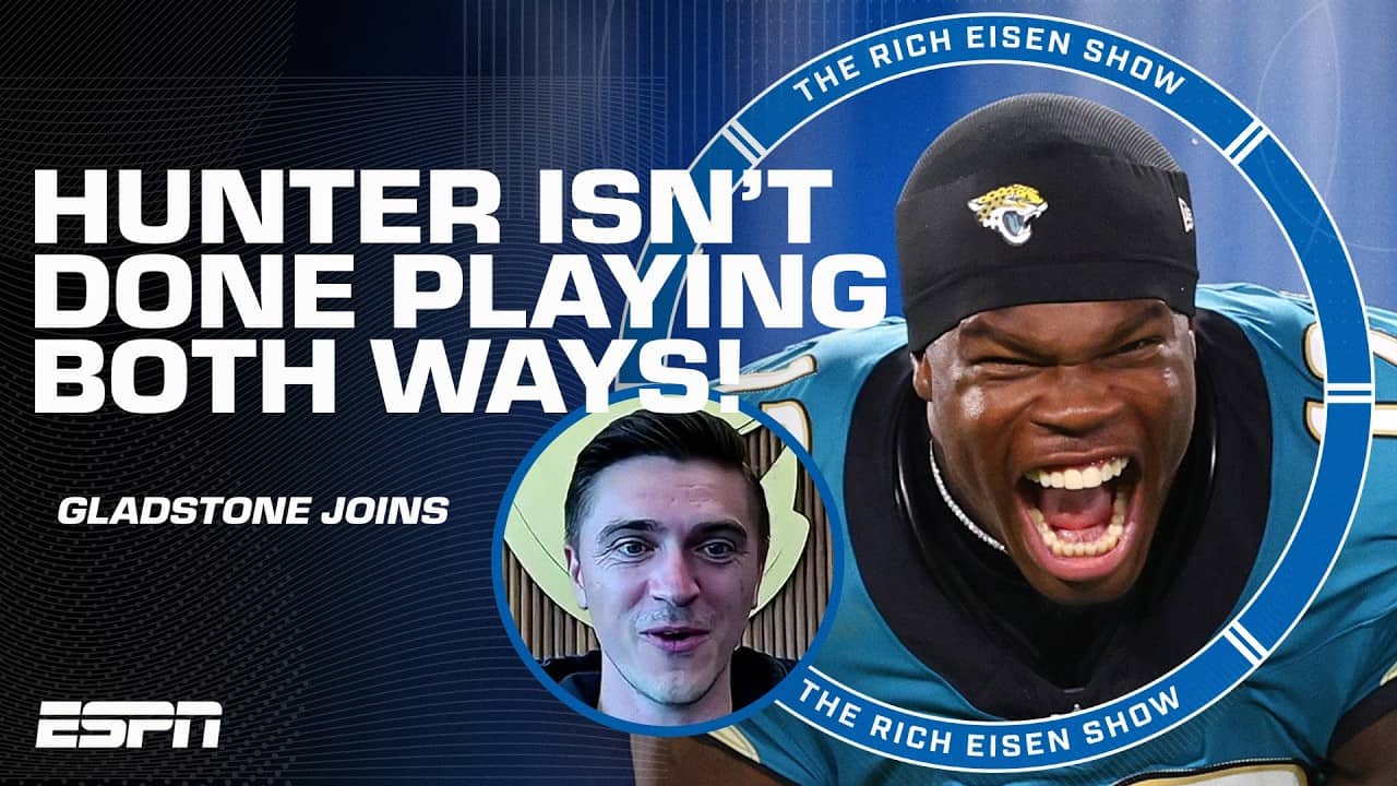Travis Hunter's DONE playing WR & CB? James Gladstone says ABSOLUTELY NOT! 👀 | The Rich Eisen Show