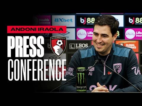 Andoni Iraola on Alex Scott's England call-up and Villa clash | Premier League Press Conference