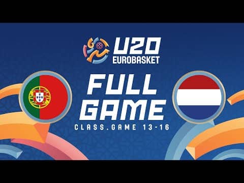 LIVE - Portugal v Netherlands | FIBA U20 Women's EuroBasket 2025 | Class. Games 13-16