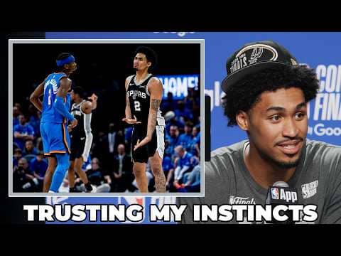 Dylan Harper on Trusting His Instincts and Being Ready When His Name Was Called in Game 7 vs. OKC