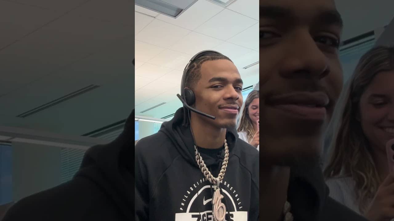 Labaron Philon Jr. Calls Sixers Season Ticket Members! #sixers #nba #philly #funny #basketball