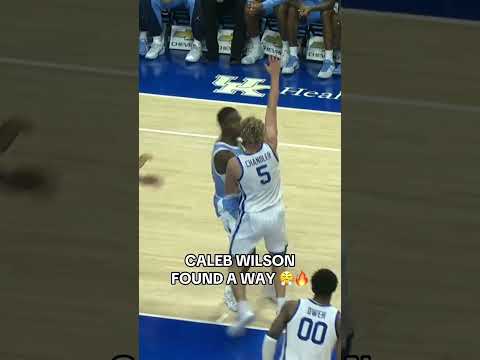 Caleb Wilson battled for this bucket 😤