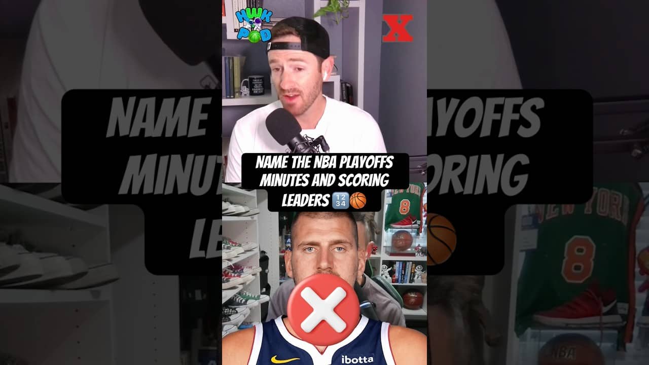 Name The NBA Playoffs Minutes And Scoring Leaders 🔢🏀