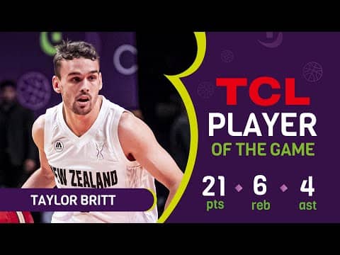 Taylor Britt (21 PTS) | TCL Player Of The Game | NZL 🇳🇿 vs IRQ 🇮🇶 | FIBA Asia Cup 2025
