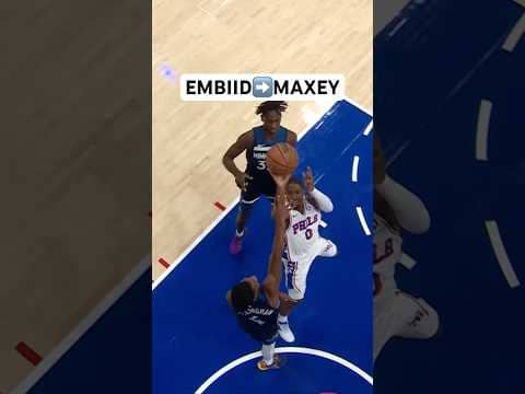 Embiid to Maxey like riding a bike
