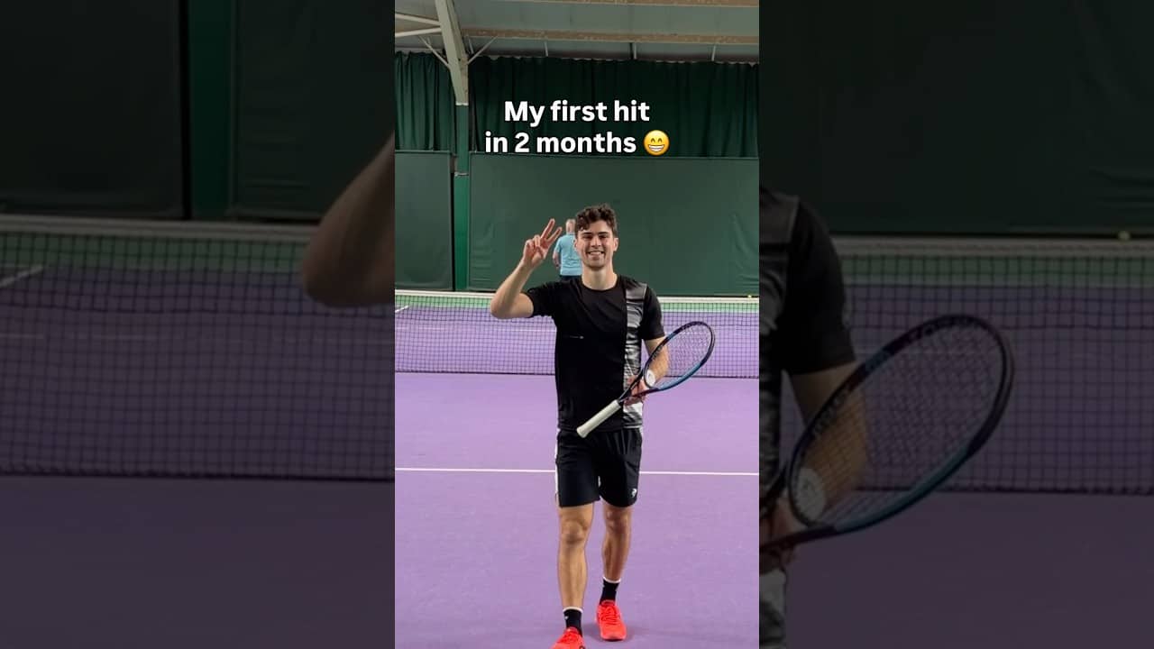 I’m back to playing 🎾