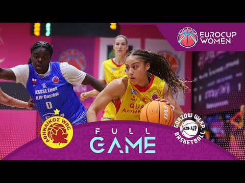 LIVE - Athinaikos Qualco v KSSSE ENEA AZS AJP Gorzów | EuroCup Women 2025-26 | Regular Season