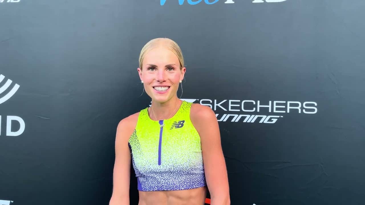 Parker Valby Runs 5K PB In Return | Post-Race Interview At Sound Running Track Fest 2026