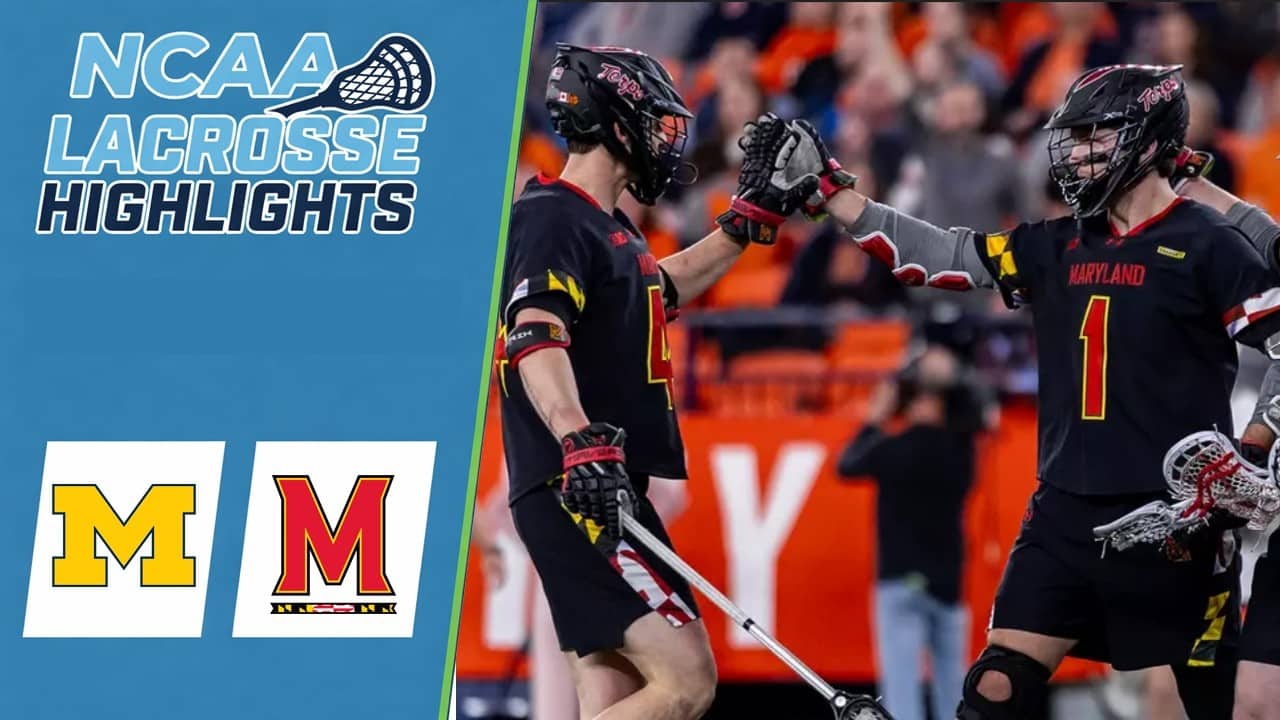 Maryland vs Michigan | NCAA College Lacrosse Highlights | March 28, 2026