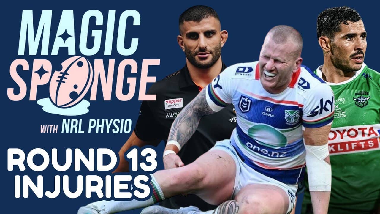 The Magic Sponge Podcast - NRL Round 13 injuries + MID SEASON MEGA INJURY UPDATE