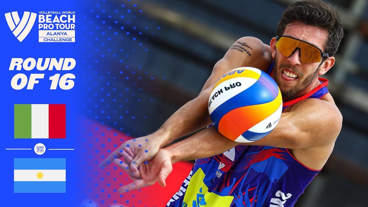 Cottafava/Dal Corso vs. Amieva/Bueno - Round of 16 Highlights | Alanya 2026 #BeachProTour