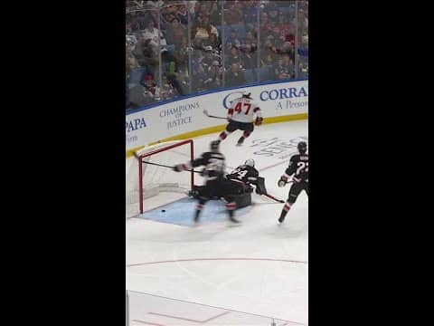 Paul Cotter with a Short Goal vs. Buffalo Sabres