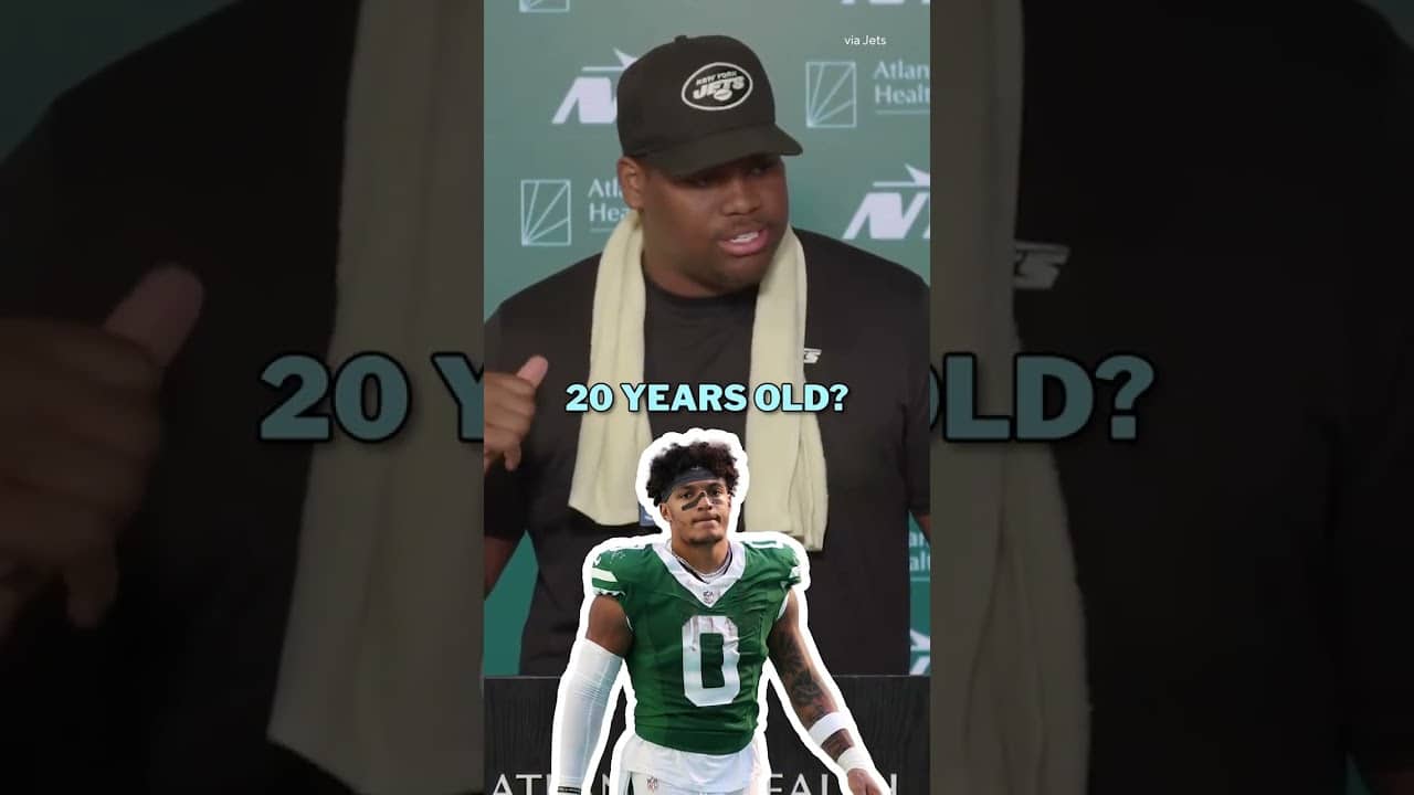 When Quinnen Williams found out Aaron Rodgers had been in the league for 20 years #nfl #jets