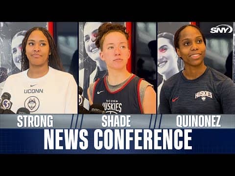 Sarah Strong on UConn's rivalry with Notre Dame, wanting to make up for last season's loss