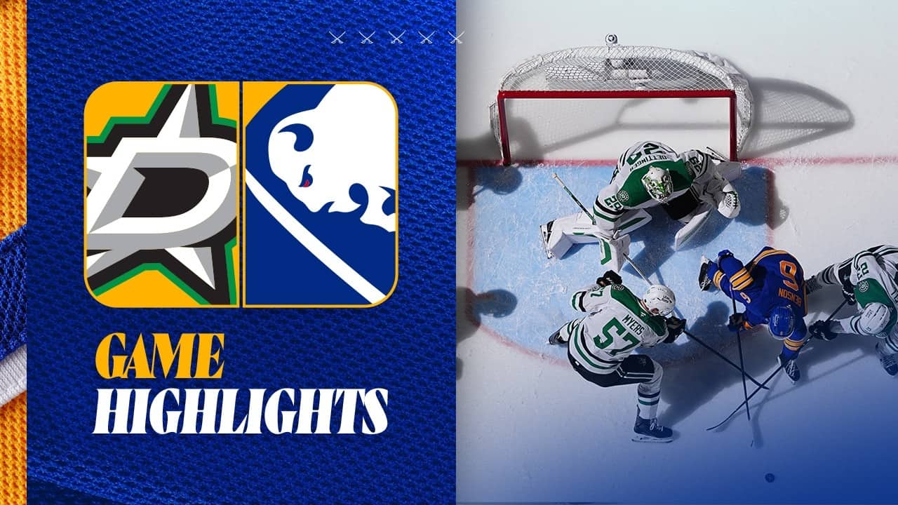 Jack Quinn Scores Again In The Shootout! | Stars Beat Sabres 4-3 | Buffalo Sabres Highlights