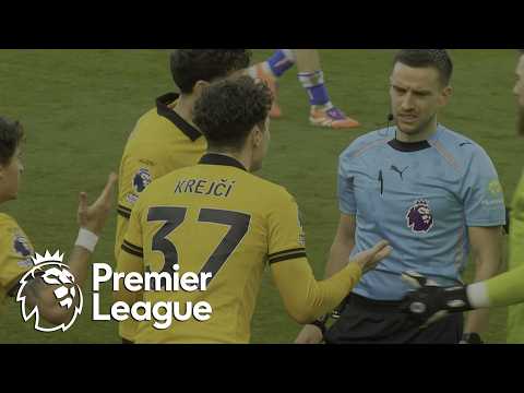 Ladislav Krejci sent off for second yellow against Crystal Palace | Premier League | NBC Sports