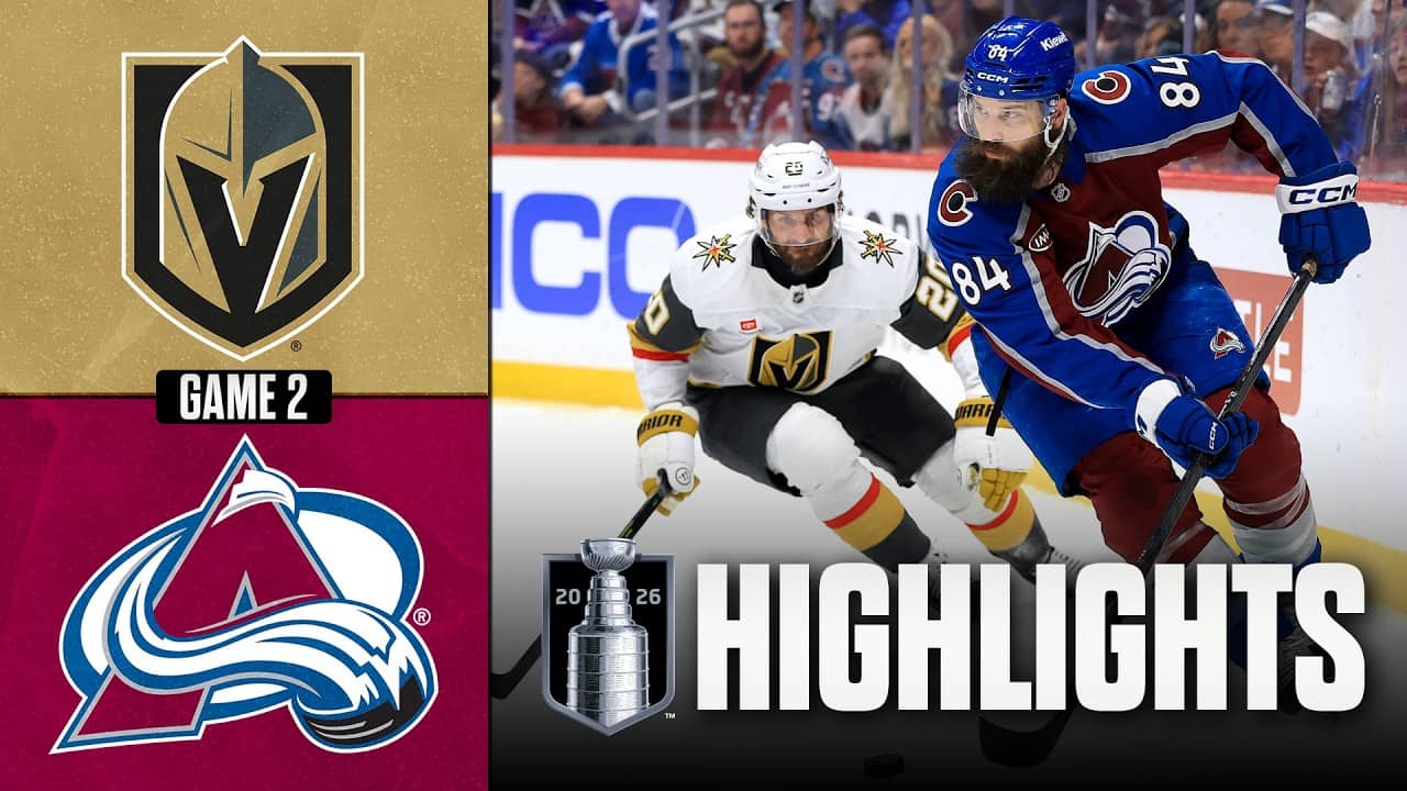 Golden Knights vs. Avalanche | NHL Playoff Highlights | Game 2 | May 22, 2026