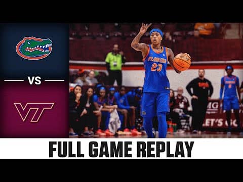 Florida vs. Virginia Tech Full Game Replay | 2025-26 ACC Women's Basketball