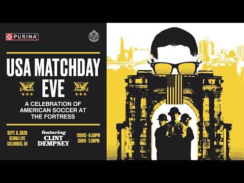 Men In Blazers Live In Columbus! A Celebration of American Soccer w/ Clint Dempsey - USMNT vs Japan