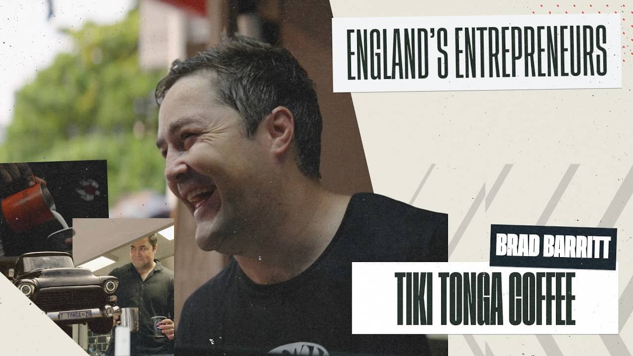 Brad Barritt & Tiki Tonga Coffee | England's Entrepreneurs