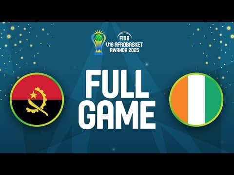 LIVE - Angola v Côte d'Ivoire | FIBA U16 AfroBasket 2025 | Group Phase