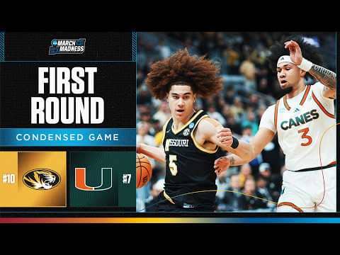 Miami (FL) vs. Missouri  - First round NCAA tournament extended highlights