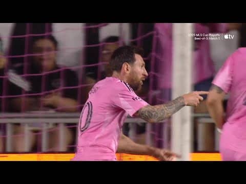 Messi PLAYOFF BRACE Seals Game 1! | 2025 Audi MLS Cup Playoffs