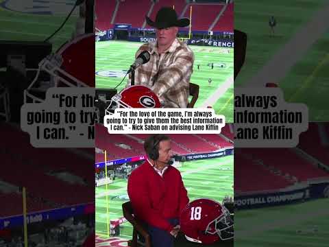 Nick Saban addresses the criticism 👀