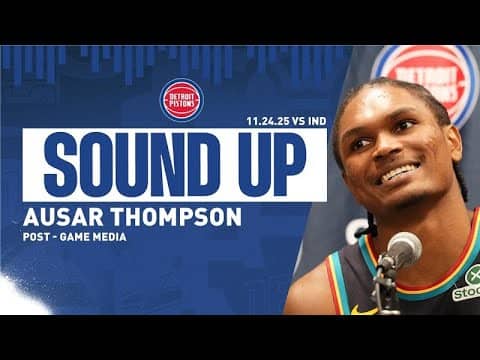 Post-Game Press Conference: Ausar Thompson | Pistons vs. Pacers | 11.24.2025