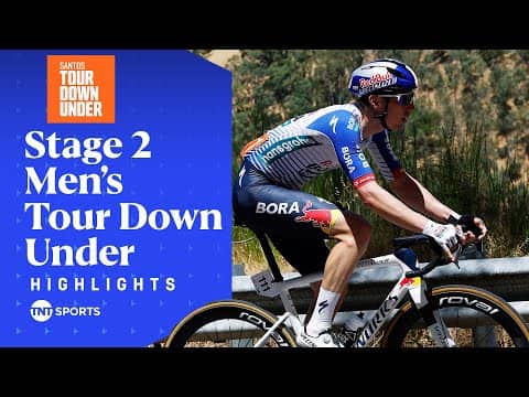 PURE DOMINATION! 🔥 | 2026 Men's Tour Down Under Stage 2 Highlights | TNT Sports Cycling