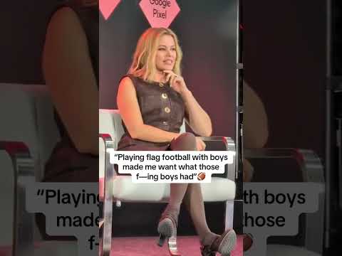 Elizabeth Banks on her competitiveness and playing flag football with boys 💬